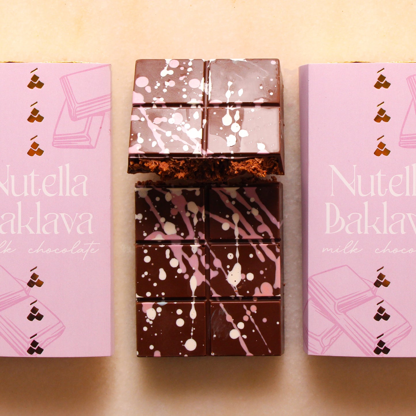 Nutella Kunafa Bar