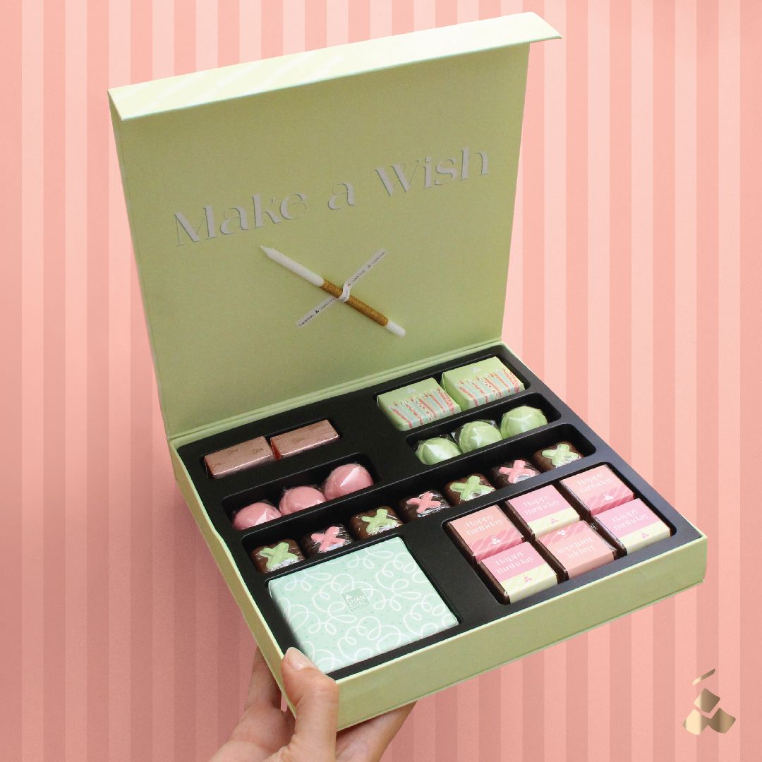 Happy birthday chocolate package