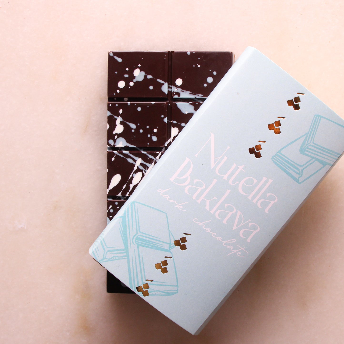 Nutella Kunafa Bar - Dark chocolat