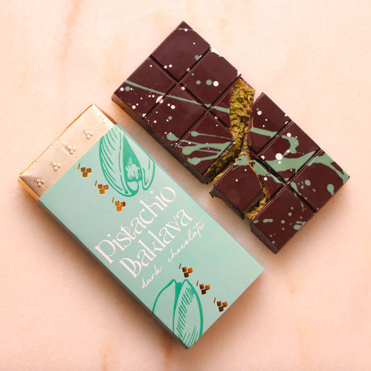 Pistachio Kunafa Bar - Dubai chocolate