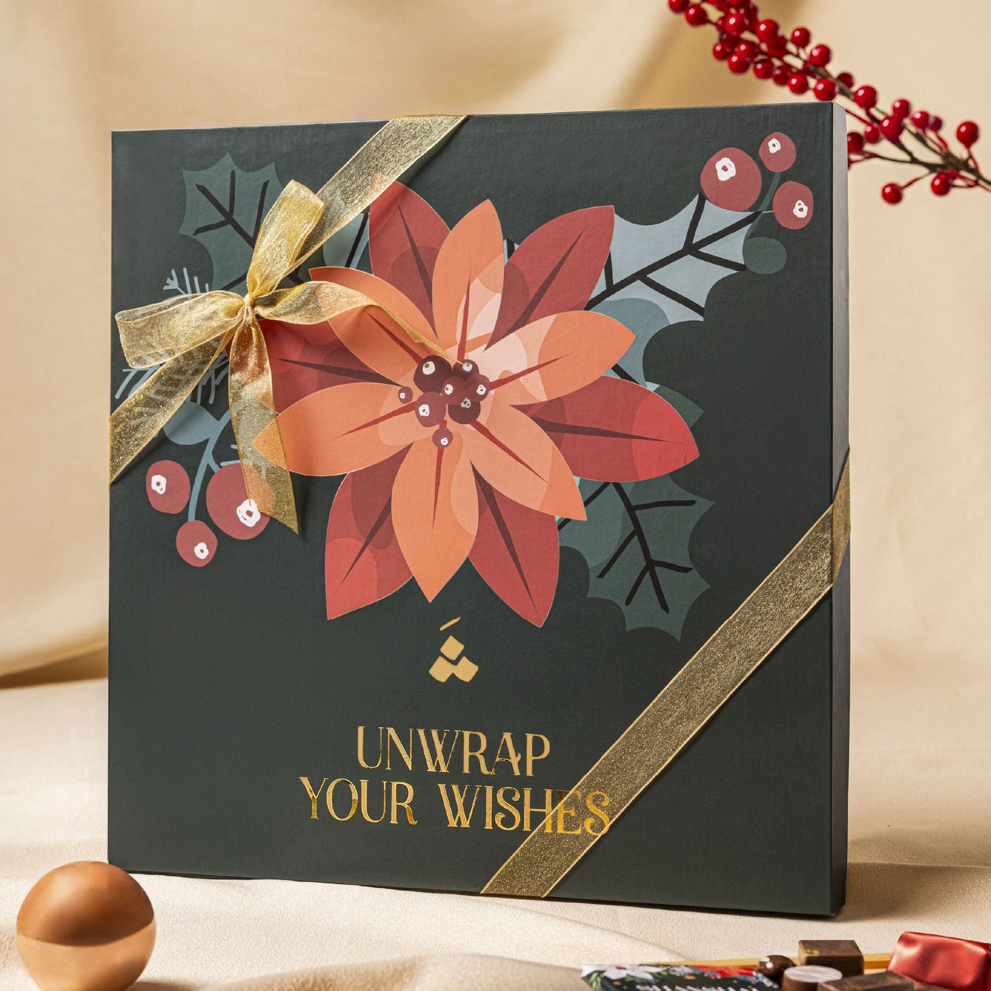 Gems poinsette Chocolate Package